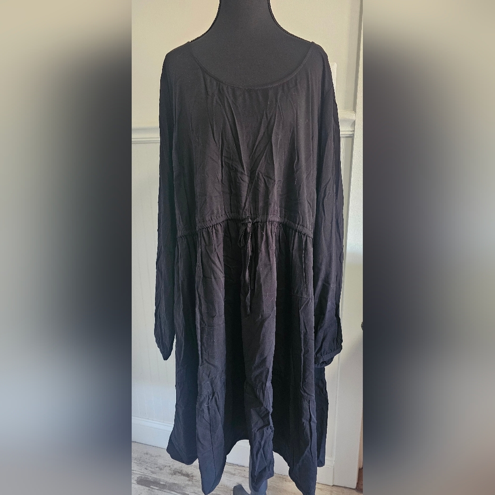 Torrid Long Sleeve Black Knee-length Dress 4X NWT